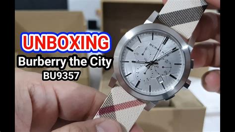 burberry watch bu9357|Unboxing and review .